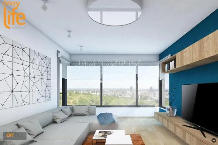 Spacious living room in Onay Life Residence