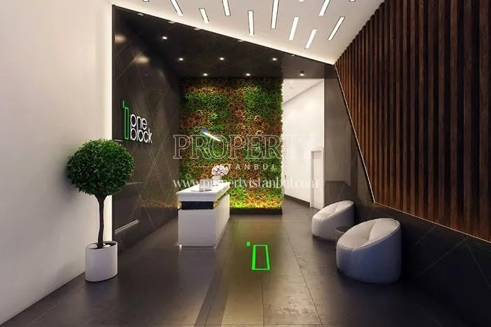 The lobby of One Block Umraniye