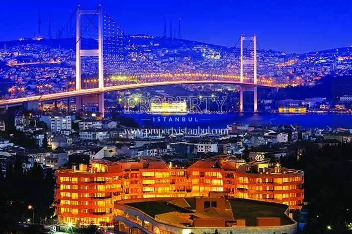 The bridge view from One Ortakoy when the lights are on