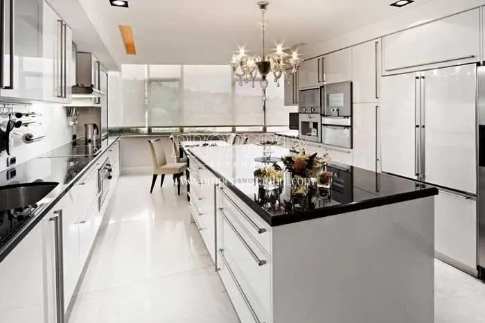 White spacious kitchen in One Ortakoy
