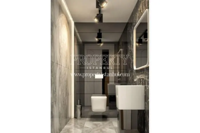 Narrow bathroom in Onur Life 180