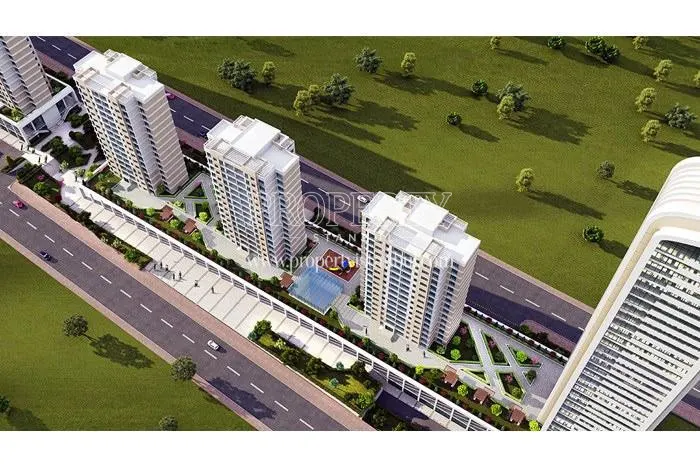 The panoramic view of Onur Park Life Istanbul
