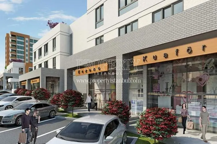 The shopping center in the Optimal Life compound