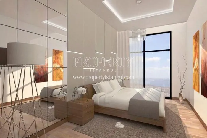 One of the bedrooms in the Optimist Residence project