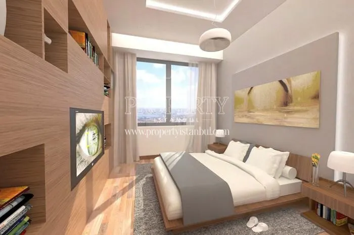 One of the bedrooms in the Optimist Residence project