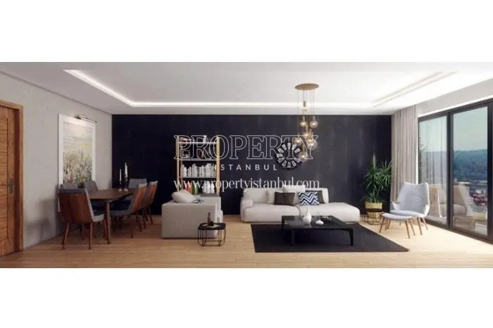 Black and white living room in Optimum 88