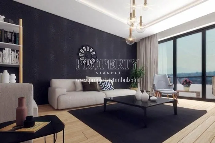 Black and white living room in Optimum 88