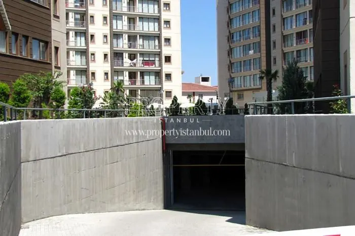 Garage entrance in the Orion Park compound