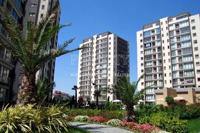 The landscaped areas in Orion Park