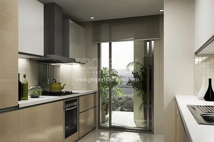 One of the kitchens in Oryapark Istanbul