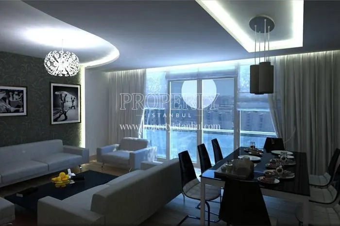 A living room in Osten Park Evleri