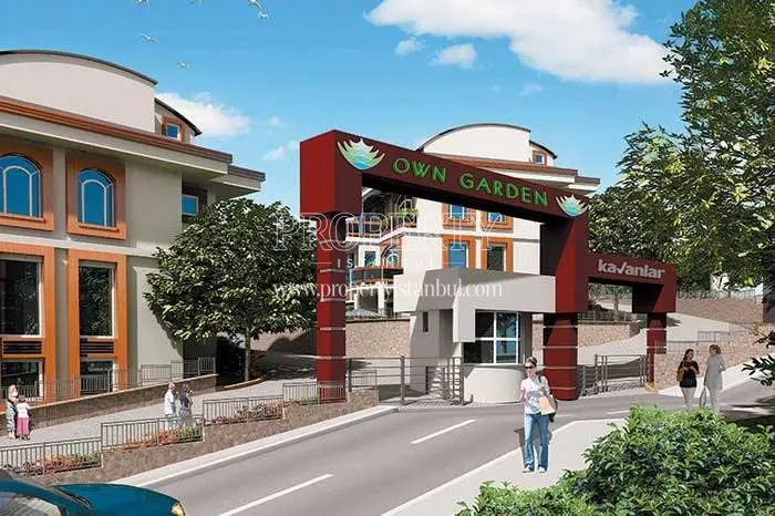 The entrance of the Own Garden Yakacik compound