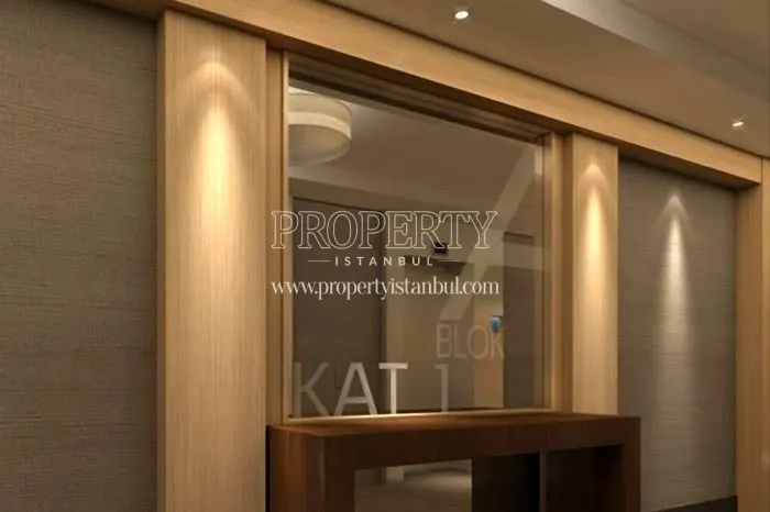 The corridors of the Ozak Hayattepe building