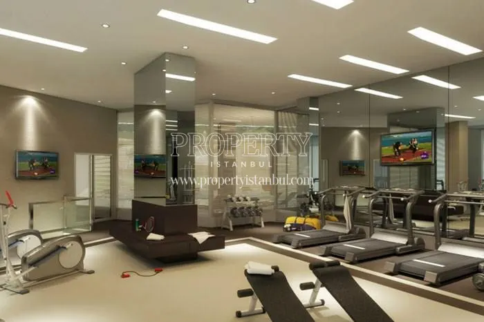 Gym in the Ozak Hayattepe compound