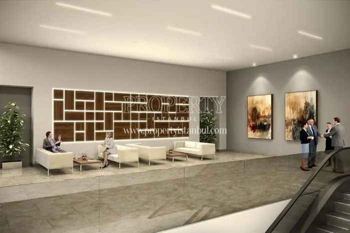 The lobby of Palladium Tower