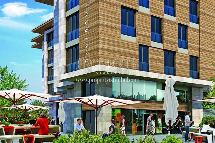 The cafe under the building in Panaroma Home