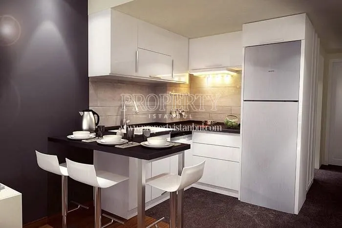 One of the small kitchens in Panaroma Suites