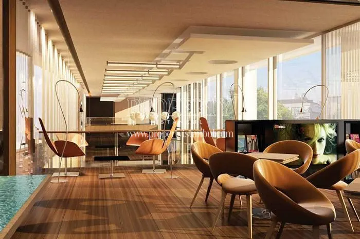 The lobby of Papirus Plaza