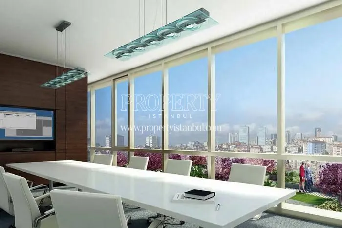 The white meeting room in Papirus Plaza