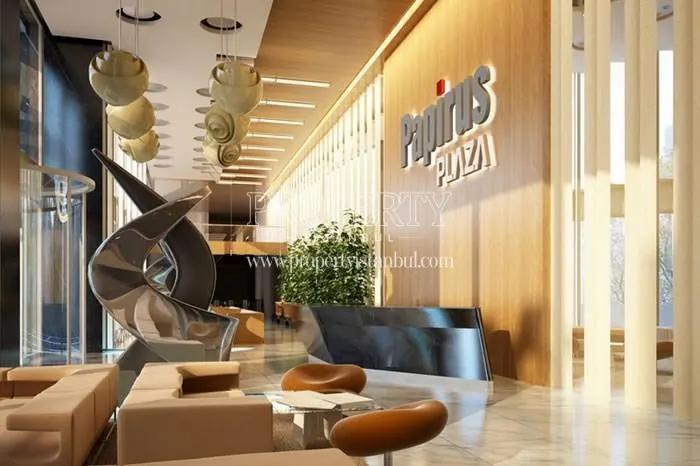 The reception of Papirus Plaza