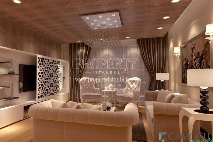 One of the living rooms in Paradise Gunesli