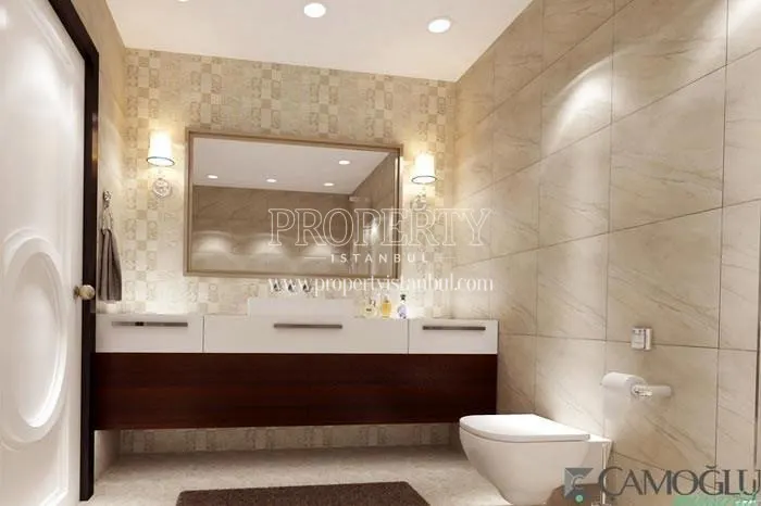 One of the bathrooms in Paradise Gunesli