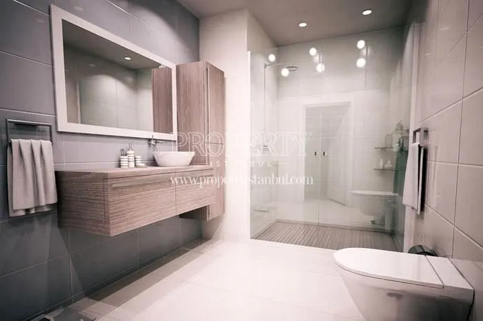One of the bathrooms in ParkONE