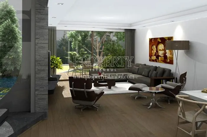 One of the living rooms in ParkONE