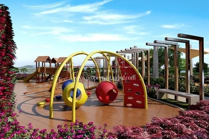 The playground for children in Park 34