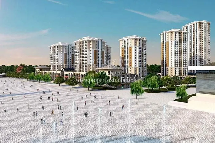 The square in front of the Park Mavera compound