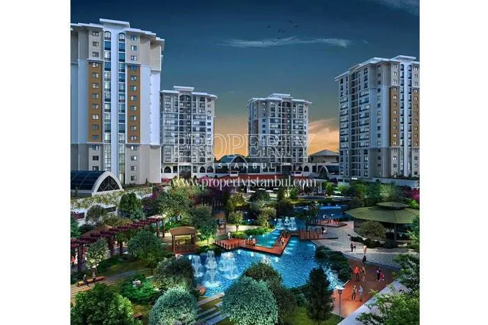 Park Mavera complex at night
