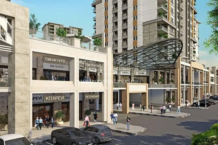 The shopping center in Park Mavera 2