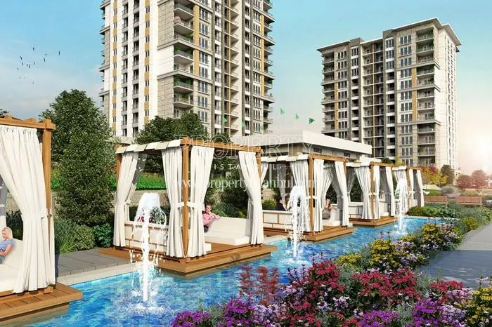 The bowers on the ponds in Park Mavera 2