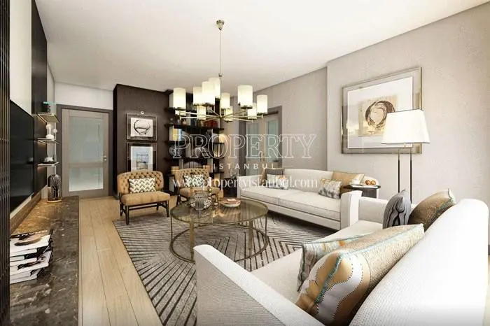The living room in Park Mavera 3