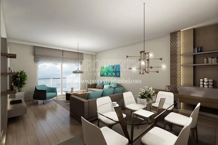 One of the living rooms in Pashacity homes