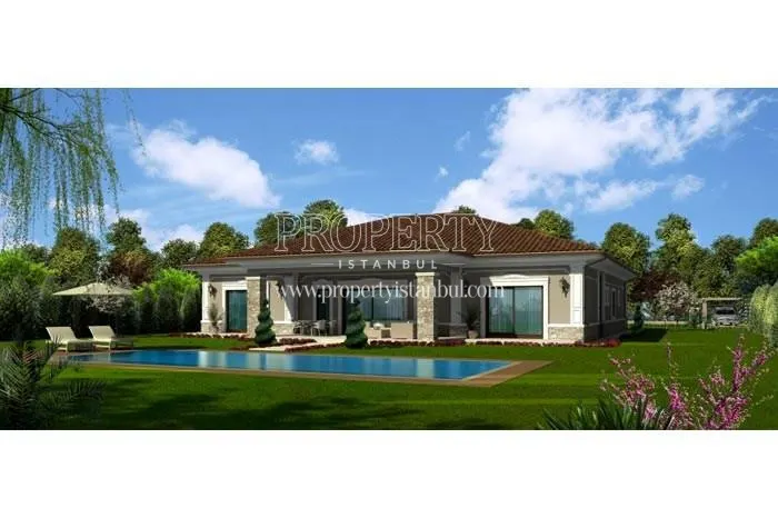 The villa with the swimming pool in Pelican Hill Ihlamur Evleri