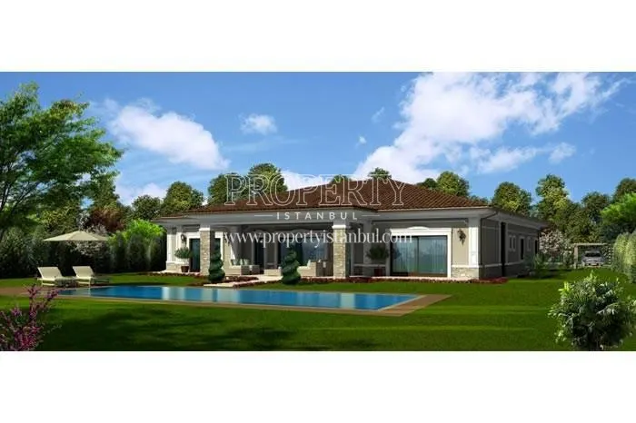 One of the luxury villas in Pelican Hill Ihlamur Evleri