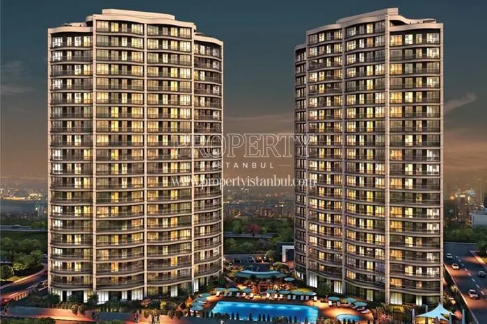 Pera Park project at night