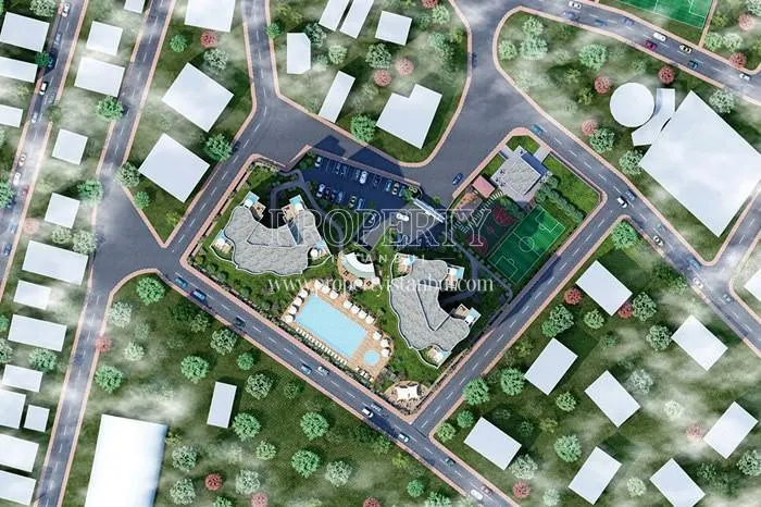 The layout plan of the Pera Park compound