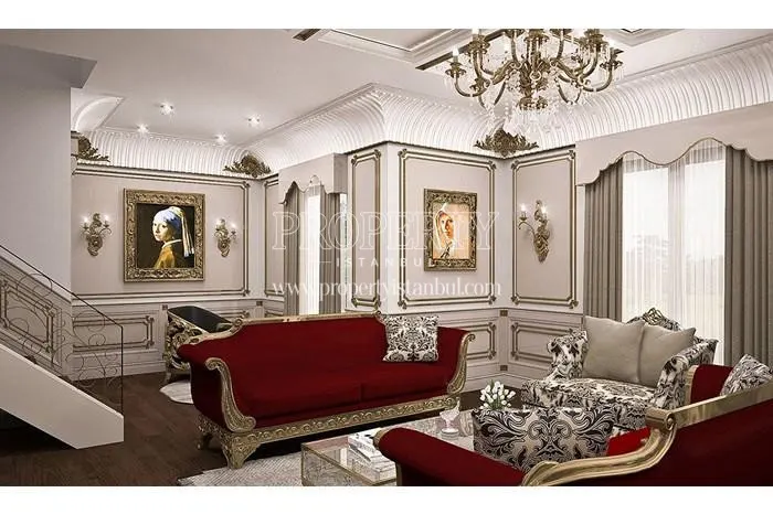 One of the living rooms in Pergamon Koskleri