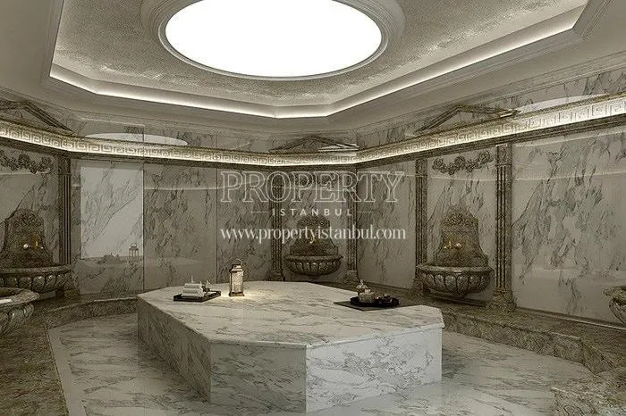 Luxury Turkish bathroom in Pergamon Koskleri