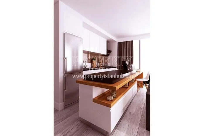 Small open kitchen in Perola Residence