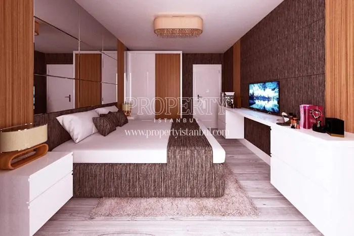 One of the master bedrooms in Perola Residence