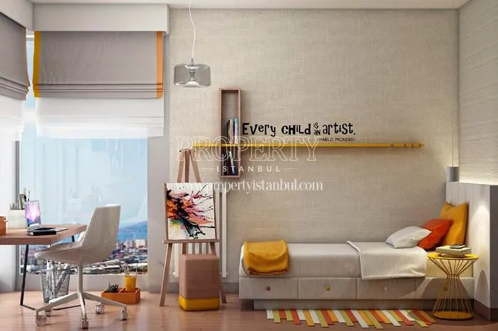 A bedroom in the Piazza project