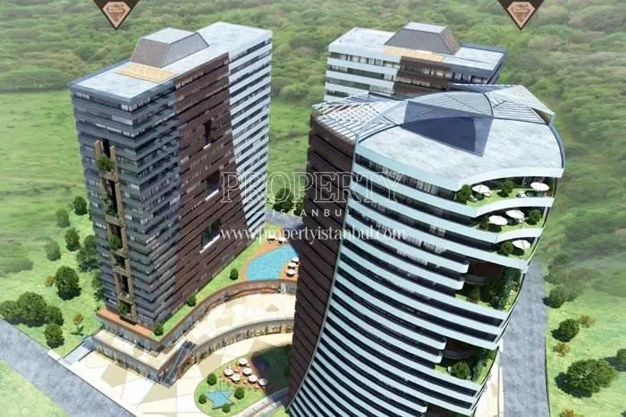 Pirlanta Goztepe project view from above