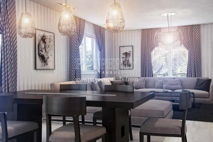 One of the living rooms in Pirlanta Goztepe