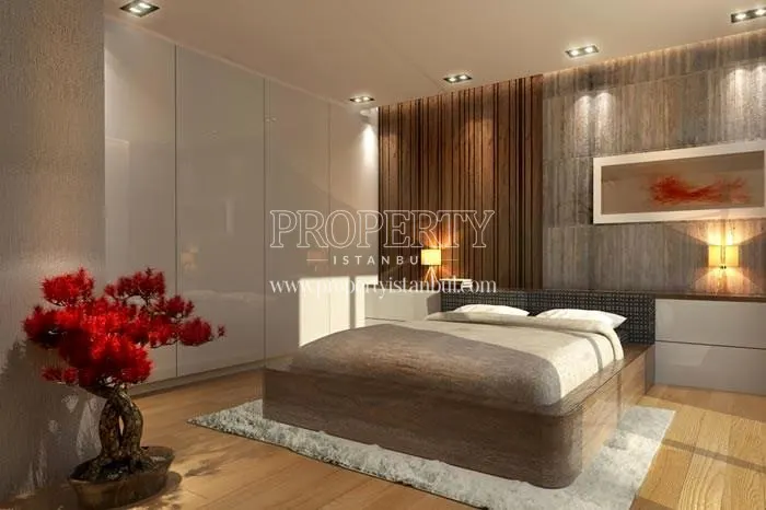 One of the master bedrooms in Plus Life Kozyatagi