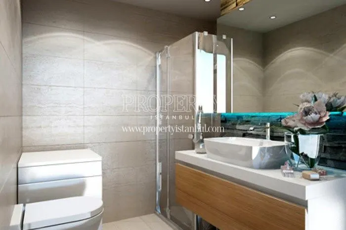A bathroom in Polatkaya Metropark