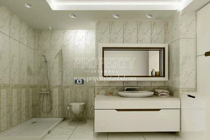 One of the bathrooms in Port Life Tuzla