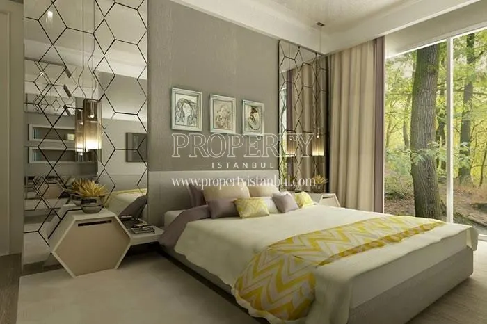 One of the master bedrooms in Port Life Tuzla